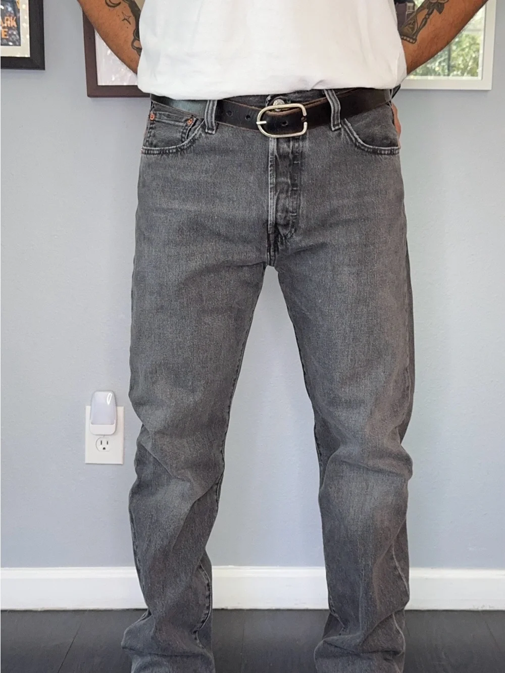 Levi’s Premium 501 Original Jeans Oak Nights Gray 34x32